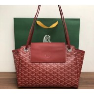 Goyard Rouette Shoulder Tote Bag Red