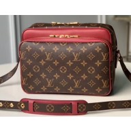 Louis Vuitton Monogram Canvas Patchwork Nil Slim Bag M51478 Red 2019