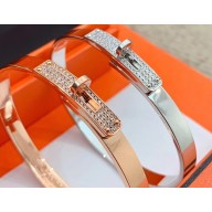 Hermes Kelly Bracelet with Diamonds