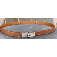Hermes Width 1.7cm Epsom Calfskin Belt Brown