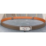 Hermes Width 1.7cm Epsom Calfskin Belt Etoupe