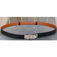 Hermes Width 1.7cm Epsom Calfskin Belt Black