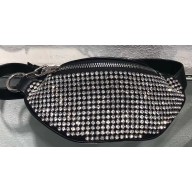 Alexander Wang Attica Fanny Pack Mini Bag with Crystal Rhinestone Chain Mesh 2019