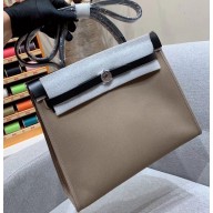 Hermes Herbag Zip 31 Bag in Original Quality Black/Camel