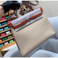 Hermes Herbag Zip 31 Bag in Original Quality Creamy