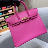 Hermes Birkin 25cm Bag in Original Epsom Leather Fuchsia