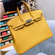 Hermes Birkin 25cm Bag in Original Togo Leather Yellow