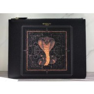 Givenchy Calfskin Large Pouch Clutch Bag 08