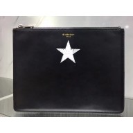 Givenchy Calfskin Large Pouch Clutch Bag 13