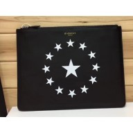 Givenchy Calfskin Large Pouch Clutch Bag 22