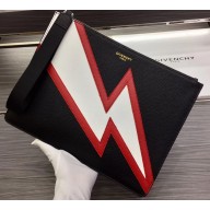 Givenchy Calfskin Large Pouch Clutch Bag 28