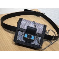 Louis Vuitton Monogram LV Pop Print Dauphine BB Bumbag M68619 Blue 2019