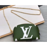 Louis Vuitton Pochette Cosmetique Cosme XL Bag with Chain M67693 Khaki