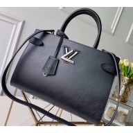 Louis Vuitton Epi Leather Twist Tote Bag M54810 Black