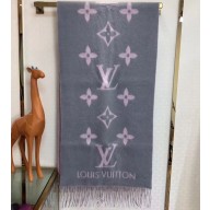 Louis Vuitton Reykjavik Scarf 185x45cm Gray/Pink
