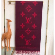 Louis Vuitton Reykjavik Scarf 185x45cm M75505 Cherry