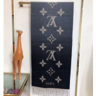 Louis Vuitton Reykjavik Scarf 185x45cm M70869 Gradient Noir Gris