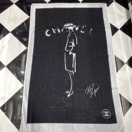 Chanel Coco Logo Beach Towel 150x95cm 2019