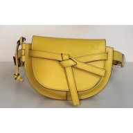 Loewe Calf Gate Bumbag Bag Yellow