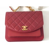 Chanel Chain Handle Flap Bag AS0785 Red 2019