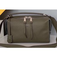 Fendi Leather Lei Selleria Bag Olive Green