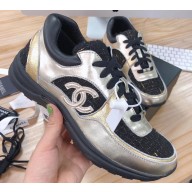 Chanel CC Logo Leather Sneakers G34360 03