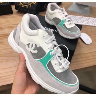 Chanel CC Logo Leather Sneakers G34360 30