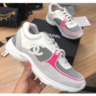 Chanel CC Logo Leather Sneakers G34360 32