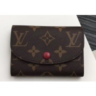 Louis Vuitton Rosalie Coin Purse Monogram Canvas M41939 Fuchsia