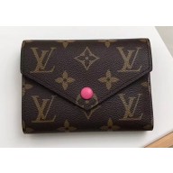 Louis Vuitton Victorine Wallet Monogram Canvas M41938 Fuchsia