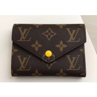 Louis Vuitton Victorine Wallet Monogram Canvas Yellow