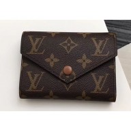 Louis Vuitton Victorine Wallet Monogram Canvas Coffee