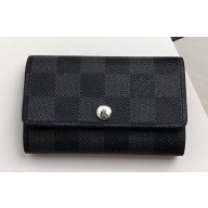 Louis Vuitton 6 Key Holder Damier Graphite Canvas N62662