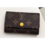 Louis Vuitton 6 Key Holder Monogram Canvas Yellow
