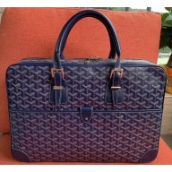 Goyard Ambassade Briefcase Bag Dark Blue