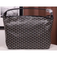 Goyard Fidji Shoulder Hobo Bag Black