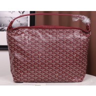 Goyard Fidji Shoulder Hobo Bag Burgundy