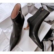 Dior Heel 5.5cm D-Sculpture Ankle Boots Black 2019