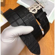 Burberry Width 3.5cm Leather Belt BUR05