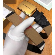 Burberry Width 3.5cm Leather Belt BUR12