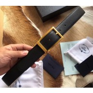 Prada Width 3.5cm Leather Belt P06