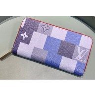 Louis Vuitton Zippy Wallet Damier Blue
