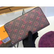 Louis Vuitton Zippy Wallet M68662 Monogram LV Pop Pink