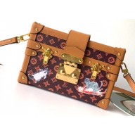 Louis Vuitton Petite Malle Bag Catogram Brown 2019