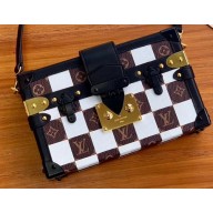 Louis Vuitton Petite Malle Bag Damier Tressage Creme M53201 2019