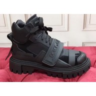 Dolce & Gabbana High-top Sneakers Black With Logo 2019