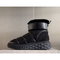 Jimmy Choo  Xan Black Nappa Leather Boots v black mix 1105-2024