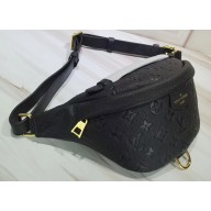 Louis Vuitton Monogram Empreinte Embossed Bumbag Bag M44812 Black 2019