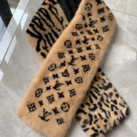 Louis Vuitton Leogram Fur Scarf M67414 13x106cm 2019
