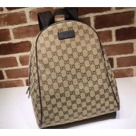 Gucci GG Canvas Rucksack Backpack Bag 449906 Beige
